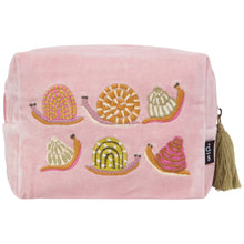 Load image into Gallery viewer, Gardenland Snail Embroidered Pouch
