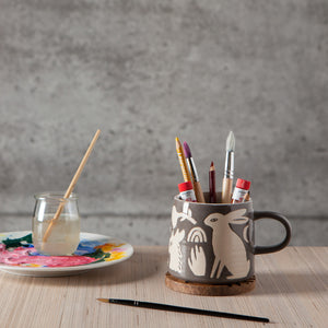 Timber Creature Imprint Ceramic Mug