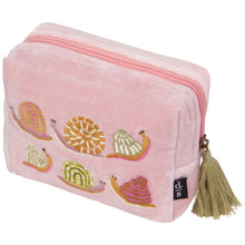 Load image into Gallery viewer, Gardenland Snail Embroidered Pouch
