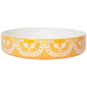 Pilipala Yellow Imprint Serving Bowl