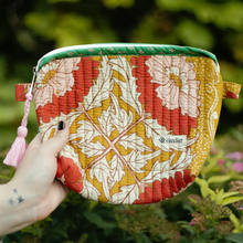 Load image into Gallery viewer, Ruthie Quilted Zipper Pouch
