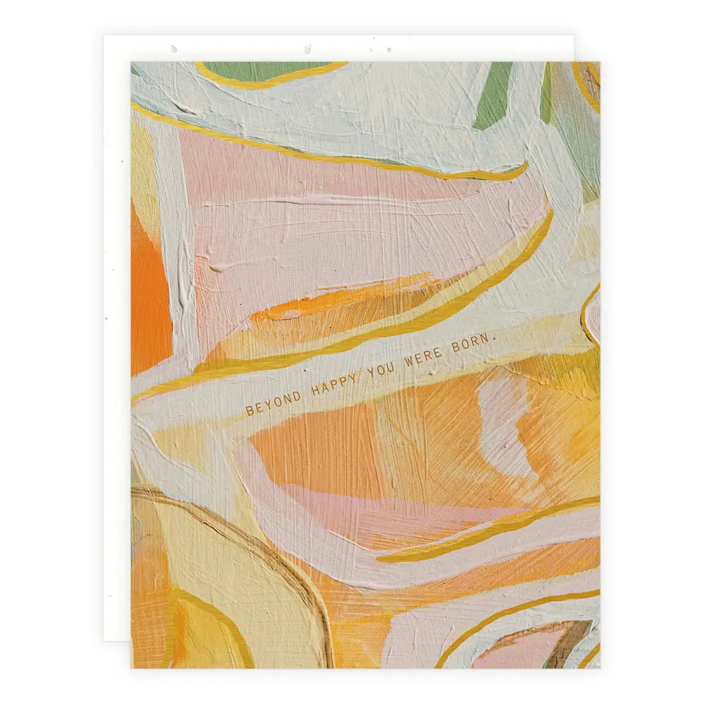 Beyond Happy Card by Someday Studio