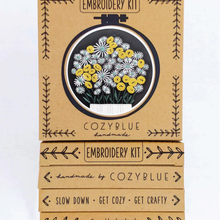 Load image into Gallery viewer, The More The Merrier Floral Embroidery Kit
