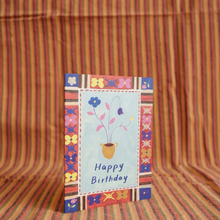 Load image into Gallery viewer, Flower Pot Birthday Card
