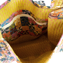 Load image into Gallery viewer, Calico Quilted Tote
