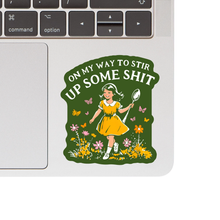 Load image into Gallery viewer, Stir Up Some Shit Vinyl Sticker
