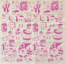Load image into Gallery viewer, Food Friends Tea Towel By Mckeen
