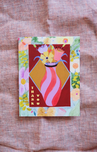 Load image into Gallery viewer, Thank You Striped Vase Card
