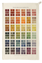 Load image into Gallery viewer, Watercolour Swatches Organic Cotton Tea Towel
