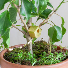 Load image into Gallery viewer, Tiny Birdhouse For Your Plants
