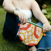 Load image into Gallery viewer, Ruthie Quilted Zipper Pouch
