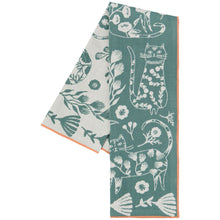 Load image into Gallery viewer, Catbloom Double Cloth Dishtowel
