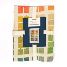 Load image into Gallery viewer, Watercolour Swatches Organic Cotton Tea Towel
