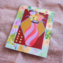 Load image into Gallery viewer, Thank You Striped Vase Card

