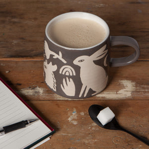 Timber Creature Imprint Ceramic Mug