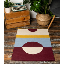 Load image into Gallery viewer, Moonphase Woven Cotton Rug

