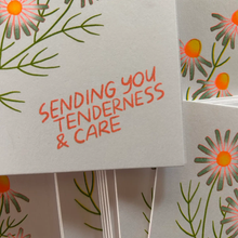 Load image into Gallery viewer, Chamomile Tenderess &amp; Care Risograph Card
