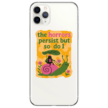 Load image into Gallery viewer, The Horrors Persist Snail Vinyl Sticker
