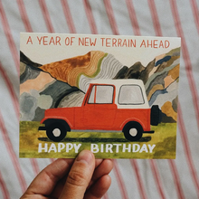 Load image into Gallery viewer, Year Of New Terrain Birthday Card
