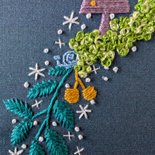 Load image into Gallery viewer, Woodland Wreath Embroidery Kit
