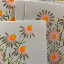 Load image into Gallery viewer, Chamomile Tenderess &amp; Care Risograph Card
