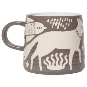 Timber Creature Imprint Ceramic Mug