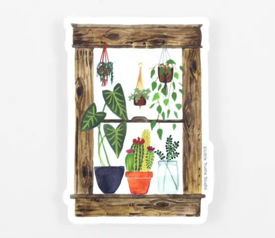 Plants Window Sticker